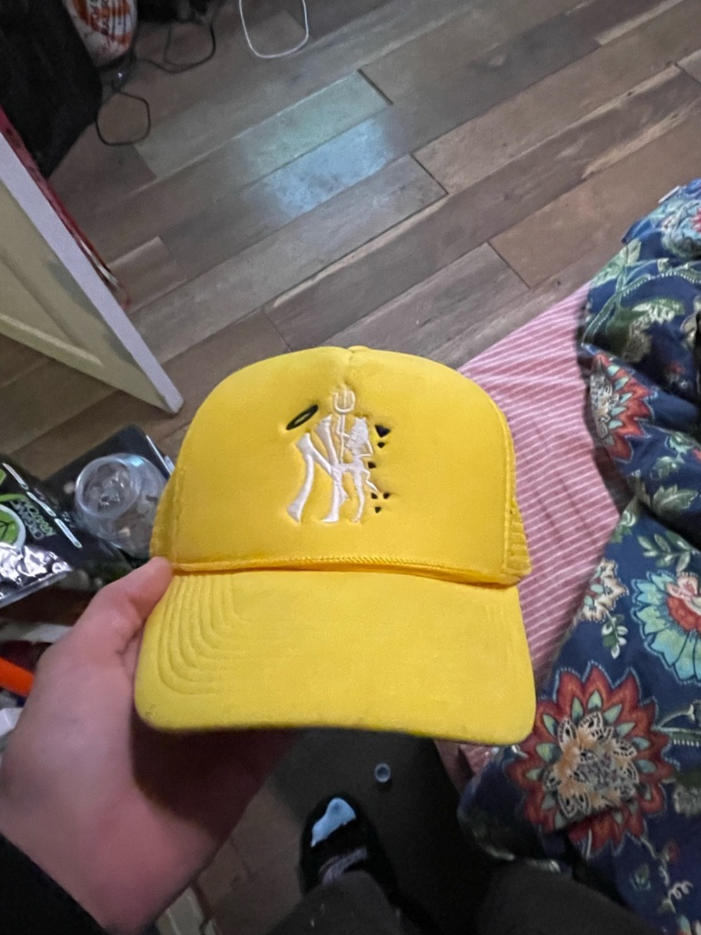 World of doom discontinued trucker hat